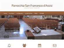 Tablet Screenshot of parrocchiasanfrancescomc.org